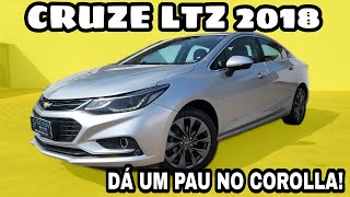 AVALIAÇÃO CHEVROLET CRUZE LTZ 14 TURBO 2018 O Melhor Sedan Médio Usado [upl. by Kalie]