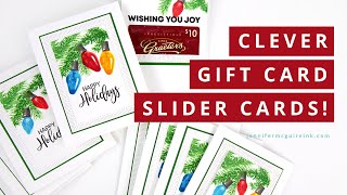 Clever Gift Card Slider Cards  25 Cards [upl. by Aivalf491]