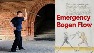 Emergency Bogen flow  Solo Messer Drill 13 [upl. by Mulligan773]