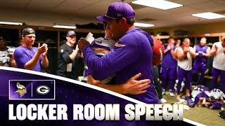 Kevin O’Connell’s Locker Room Speech After Win Over Green Bay Packers [upl. by Eerot955]