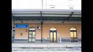 From railway station in Gorizia  I  to railway station in Nova Gorica SLO [upl. by Rubma]