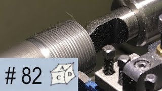 thread cutting with the leadscrew [upl. by Frederico]