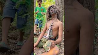 Survival Skills Simple but Useful With Frogs 🐸 survival bushcraft useful simple food shorts [upl. by Saibot]