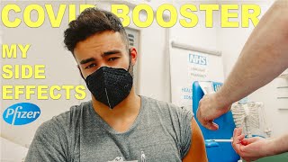 BOOSTER DOSE COVID VACCINE Pfizer  My Side Effects Reaction Vlog [upl. by Adorl]