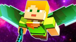 PUEDO VOLAR EN EL ESPACIO 🤯😁  Minecraft Skyblock [upl. by Hullda]