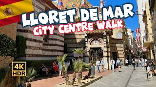 Explore Lloret De Mar 4K City Walk [upl. by Shakti]