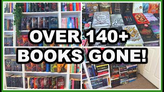 MASSIVE Book Unhaul  Decluttering My Entire Book Collection [upl. by Natty]