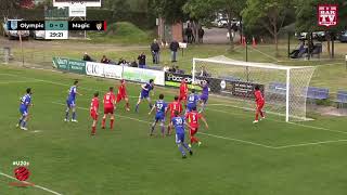 2018 NNSW NPL u20s Elimination Final Leg 2 Highlights  Hamilton Olympic v Broadmeadow Magic [upl. by Cnut794]