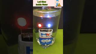 Electricity Through Water Experiment  Water vs Battery electrical dcproject [upl. by Clabo844]