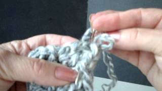 HOW TO FASTEN OFF AND WEAVE YARN ENDS IN in crochet [upl. by Asselim840]