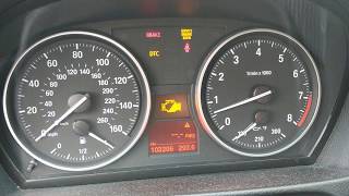 BMW N54 Dashboard  Rough Cold Start amp Idle with Smoking Exhaust solved  bad hpfp [upl. by Bensky]