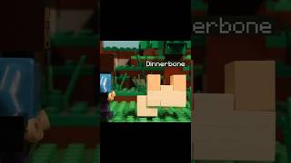 Dinnerbone  Lego Minecraft Animation lego stopmotion shorts [upl. by Kallista]