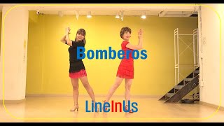 Bomberos Line Dance Dance amp Count Lineinus [upl. by Labotsirhc980]