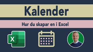 Excel  Kalender 2023  Skapa en på bästa sätt [upl. by Salsbury]