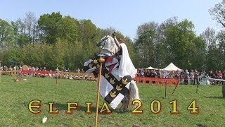 elfia 2014 ridders te paard [upl. by Ellemaj]