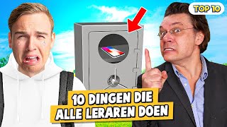 10 DINGEN DIE ALLE LERAREN DOEN [upl. by Lexa]