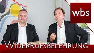 Vollständige Widerrufsbelehrung in Printwerbung erforderlich  Im Interview mit Dr Carsten Föhlisch [upl. by Brunella423]