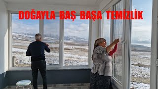 BALKONUMUZUN TEMİZLİĞİNE BAŞLADIK HATİCE HANIMLA BERABER DOĞAL YAŞAM [upl. by Renate949]