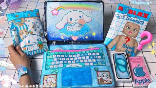 ✨️Paper DIY✨️ Cinnamoroll Macbook Iphone 15 Blind Bag Paper ASMR unboxing [upl. by Ginny]