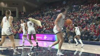 Gonzaga womens basketball falls to Cal 8665 [upl. by Allisurd]