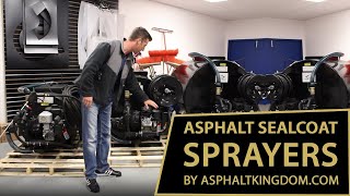 ASPHALT SEALCOAT SPRAYERS DESIGNED TO SPRAY ASPHALT SEALER LIKE A PRO [upl. by Aennyl911]