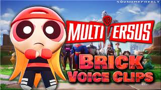 All Brick Voice Clips • The Rowdyruff Boys Voice Clips • MULTIVERSUS • All Voice Lines • 2022 [upl. by Sontag]