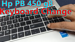 how to replace keyboard hp probook 450 g8 laptop [upl. by Amil822]