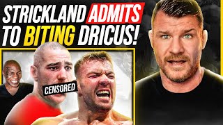 BISPING reacts Sean Strickland ADMITS to BITING Dricus Du Plessis [upl. by Bluma]