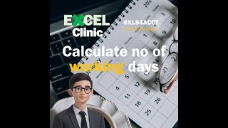 Excel Clinic  Number of working days [upl. by Unders806]