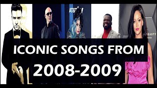 2008  2009 BEST HITS  10 POPULAR SONGS FROM 2008  2009 [upl. by Ytineres]