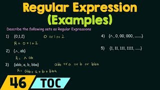 Regular Expression  Examples [upl. by Acirahs]