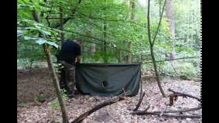 MILTEC Notfall Regenponcho für Bushcraft u Survival [upl. by Liahkim]