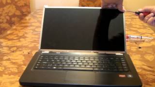 Laptop screen replacement  How to replace laptop screen on Compaq CQ56240CAmp4 [upl. by Samale311]