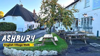 Walk with me Through this Charming English Village  Ashbury  English Countryside [upl. by Euhsoj]