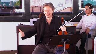 Sergei Galperin violin 2010 cruise ship recital JeeWon Lee pianist Live outside on the Upper Deck [upl. by Rica333]