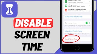 How to Get Rid of Screen Time on iPhone [upl. by Yengac]