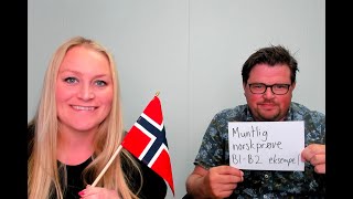 Video 991 Muntlig norskprøve B1B2 eksempel 2 Kandidat Stig tar prøven [upl. by Barbarese199]