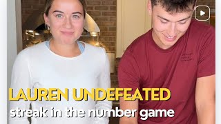 Can jackson end Laurens undefeated streak in this number game theklemfamily gaming funny [upl. by Zolner]