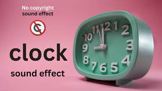 Clock Ticking sound effect no copyright  clock sounds  Clock Ticking noises HQ [upl. by Rekcut]