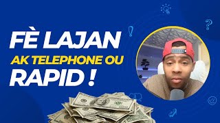 Aplikasyon Pou Fè Kòb epi Travay Ak Tèt ou  Fè Kòb Ak Telephone ou [upl. by Enyahc501]