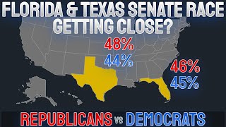 New Poll finds the Florida Senate Race and Texas Senate Race are getting very close [upl. by Standley]