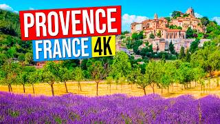 PROVENCE  FRANCE in 4K Tour of Provence and its best places to visit in 4K [upl. by Masuh]