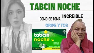 TABCIN NOCHE sirve para la gripe efectos secundarios [upl. by Kremer]