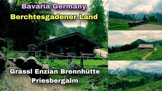 Berchtesgadener Land  Bavaria  Germany  Grassl Enzian Brennhütte  Priesbergalm [upl. by Aidnac]