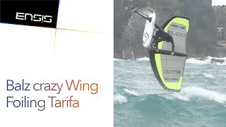 Balz Müller crazy Wing Foiling Tarifa [upl. by Augustine]