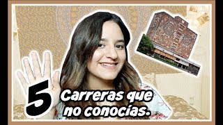 5 CARRERAS DE LA UNAM QUE NO CONOCÍAS MAYBE NO SÉ  Ele Silva [upl. by Nahtanhoj]