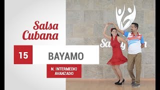 💃 Aprende a Bailar SALSA CUBANA  Nivel 4  Figura 15 BAYAMO [upl. by Henden]