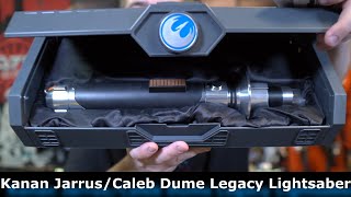 Star Wars Galaxys Edge Kanan JarrusCaleb Dume Legacy Lightsaber Review [upl. by Countess]