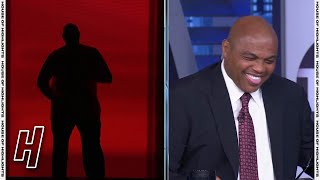 Charles Barkley Does the Silhouette Challenge  Inside the NBA  February 11 202021 NBA Season [upl. by Latea379]