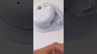 replace smoke detector battery  first alert wired smoke alarm [upl. by Australia]